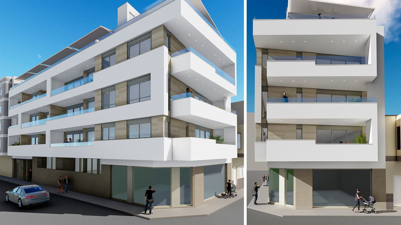 Zdjęcie nieruchomości w Torrevieja, Costa Blanca Południe – Penthouse blisko morza z 3 sypialniami i tarasem w Torrevieja (1)