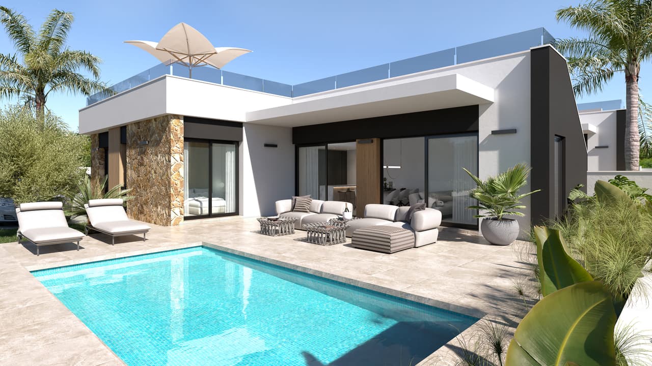 Zdjęcie nieruchomości w Quesada, Costa Blanca Południe – Wyposażona willa z 3 sypialniami, prywatnym basenem i solarium w Quesada (1)