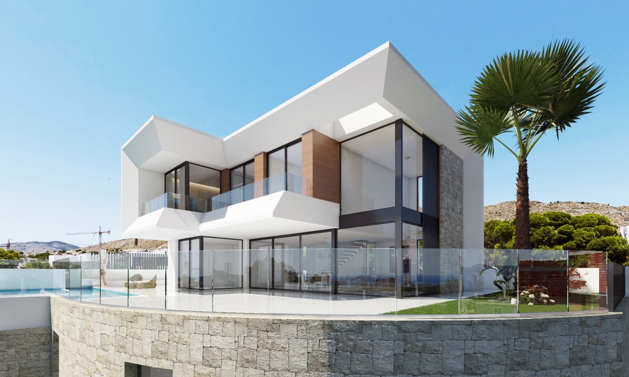 Zdjęcie nieruchomości w Finestrat, Costa Blanca Północ – Willa z 5 sypialniami, siłownią, sauną i prywatnym basenem w Finestrat (1)