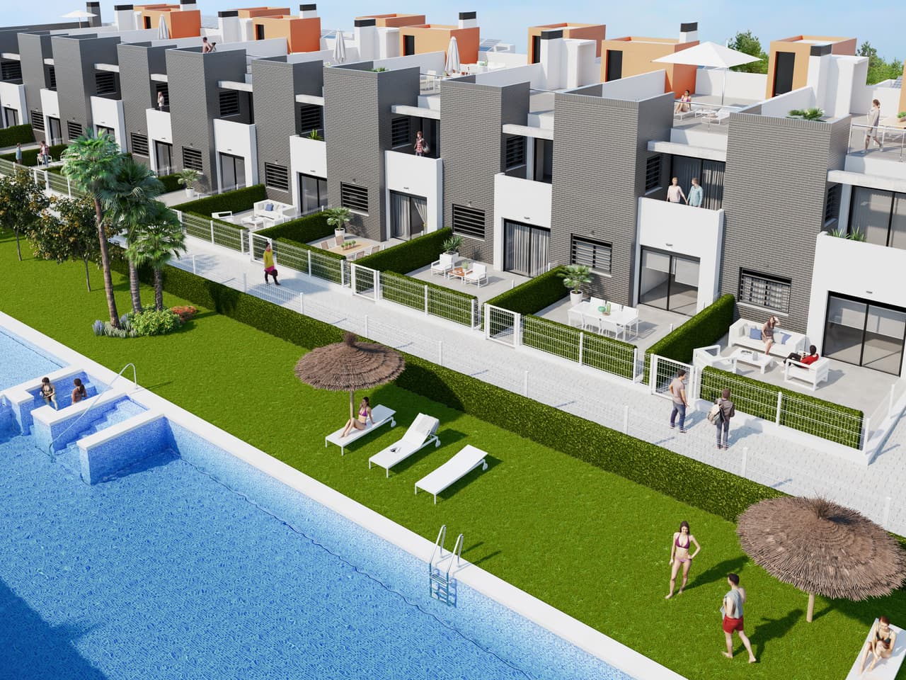 Zdjęcie nieruchomości w Torrevieja, Costa Blanca Południe – Penthouse z 2 sypialniami, solarium, tarasem i wspólnym basenem w Torrevieja (1)