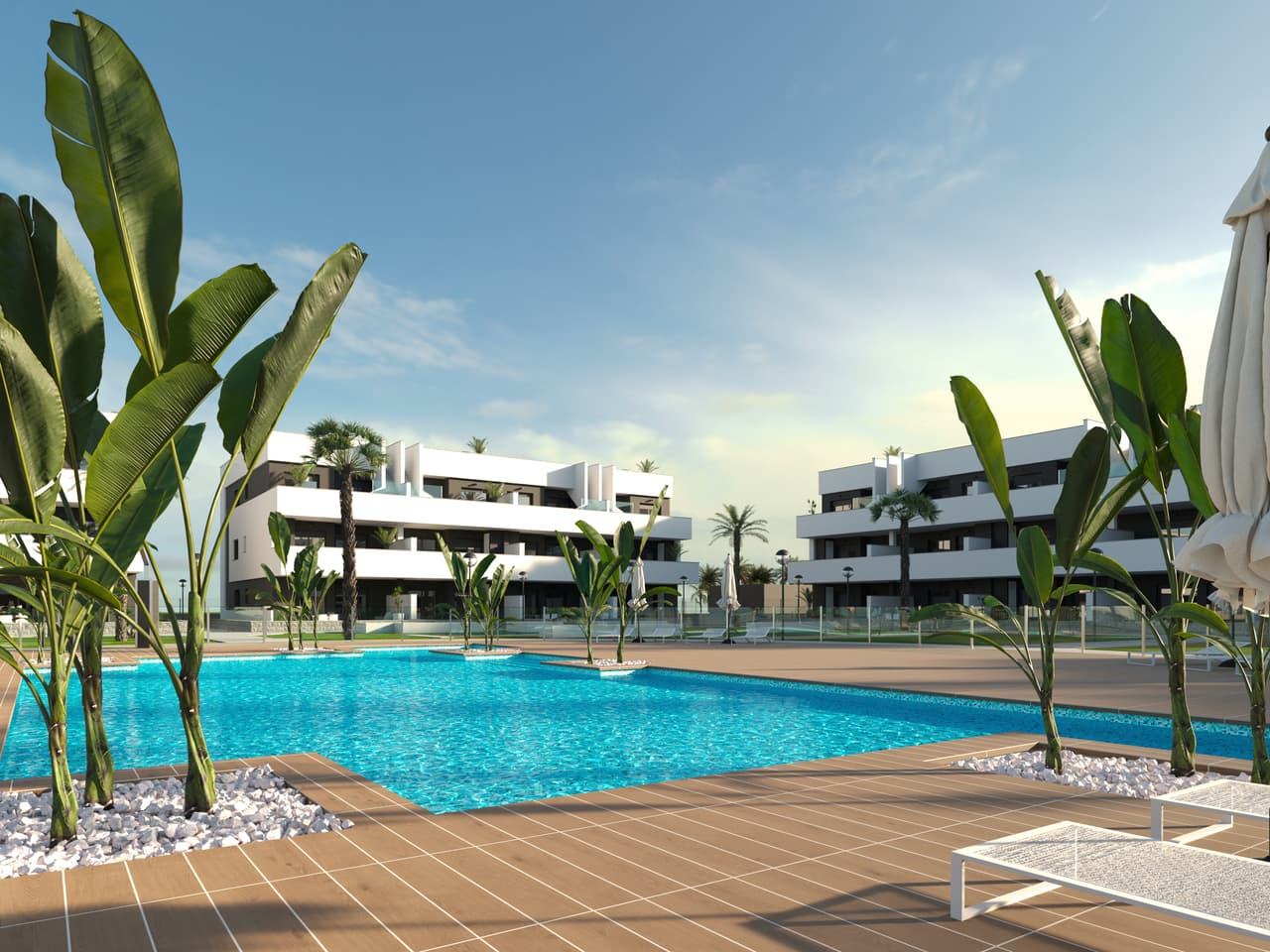 Zdjęcie nieruchomości w Guardamar del Segura, Costa Blanca Południe – Apartament z 2 sypialniami, ogrodem i wspólnym basenem w Guardamar del Segura (1)