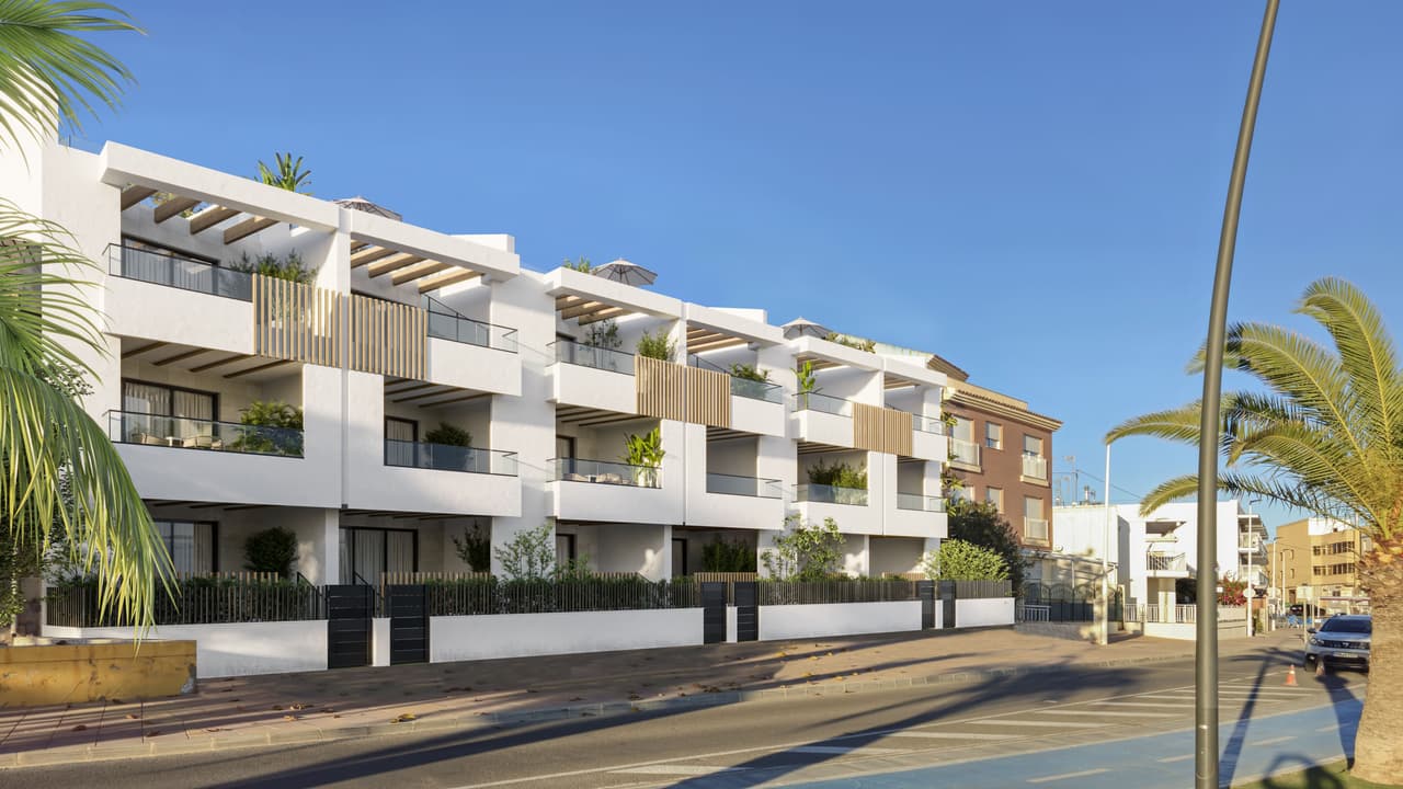 Zdjęcie nieruchomości w San Pedro del Pinatar, Costa Calida – Apartament z 1 sypialnią w pierwszej linii brzegowej w San Pedro del Pinatar (1)