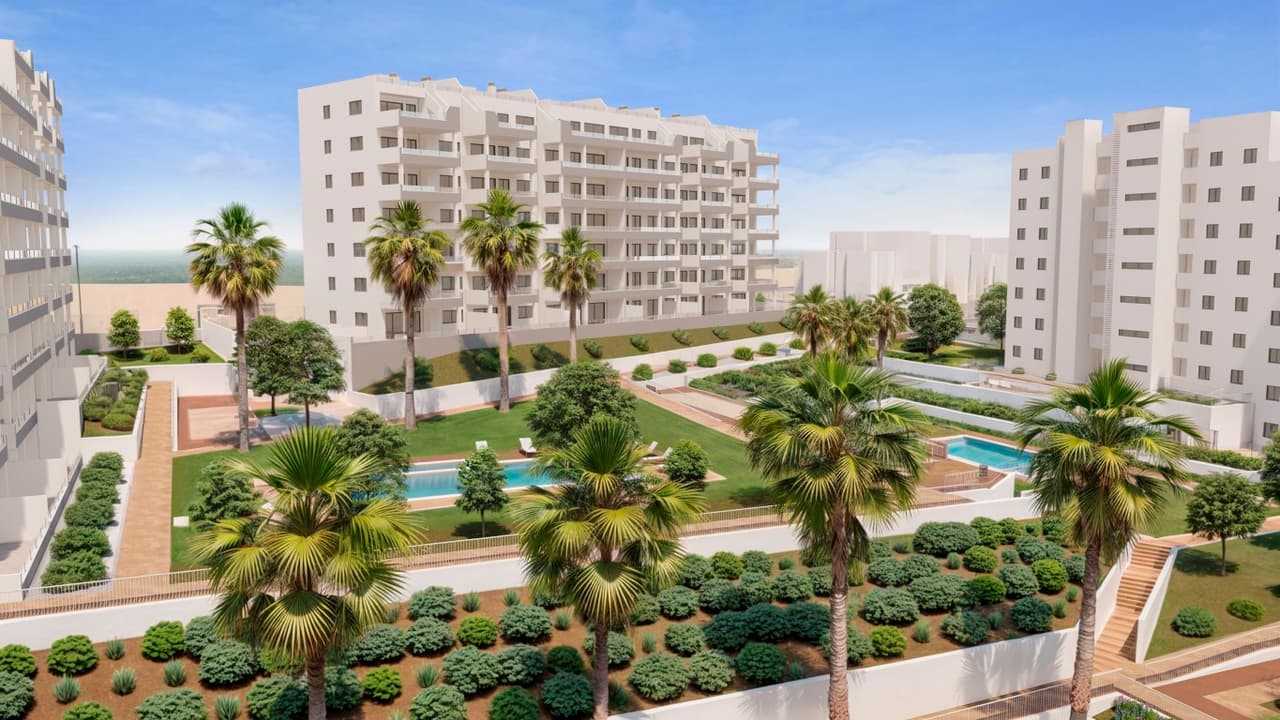 Zdjęcie nieruchomości w San Miguel de Salinas, Costa Blanca Południe – Apartament z 2 sypialniami, przestronnym tarasem i wspólnym basenem w San Miguel de Salinas (1)
