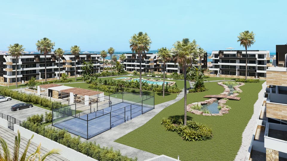 Zdjęcie nieruchomości w Torrevieja, Costa Blanca Południe – Umeblowany i wyposażony penthouse z 2 sypialniami, solarium i wspólnym basenem w Torrevieja (1)