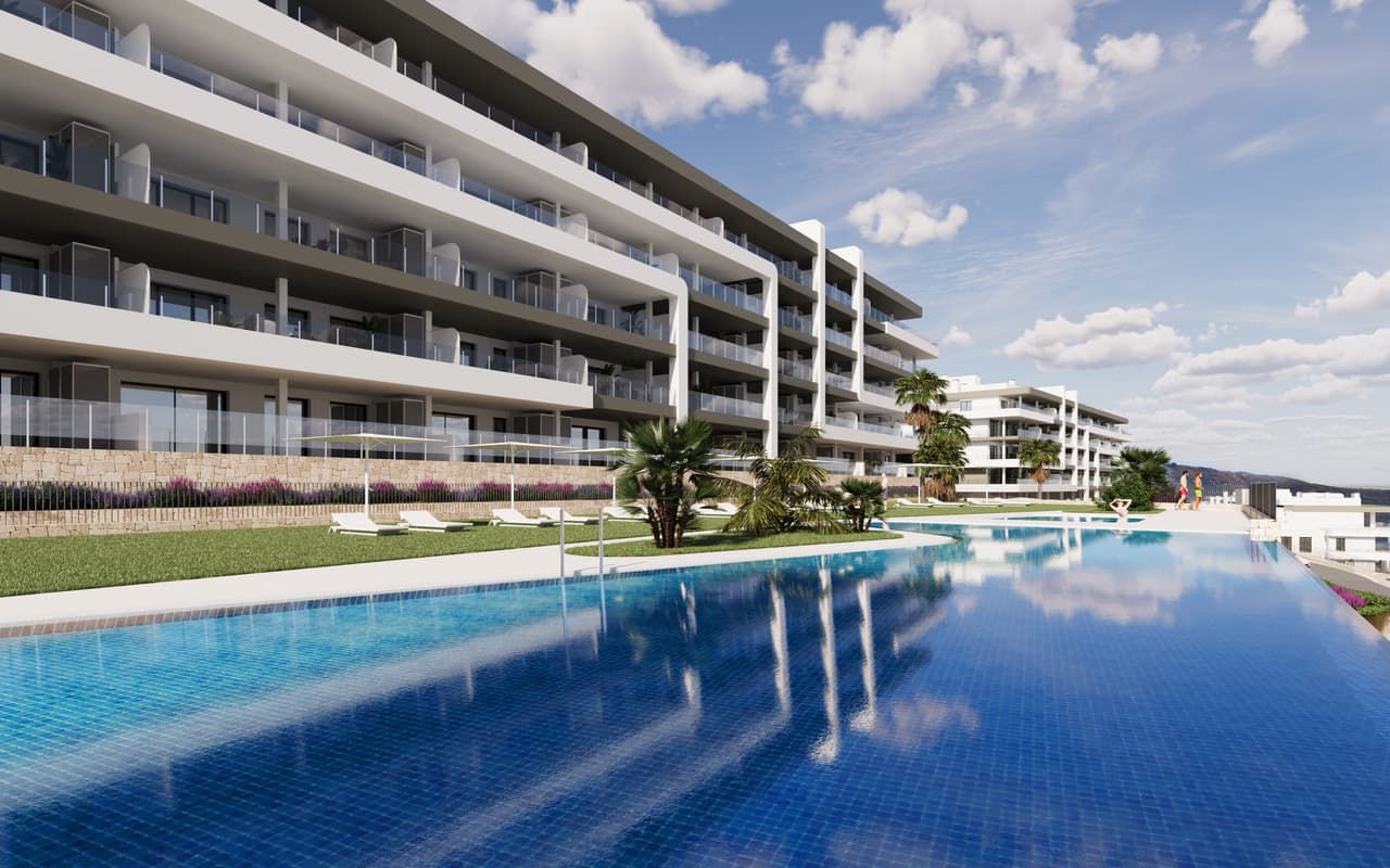 Zdjęcie nieruchomości w Mutxamel, Costa Blanca Północ – Apartament z 3 sypialniami, tarasem i wspólnym basenem w Mutxamel (1)