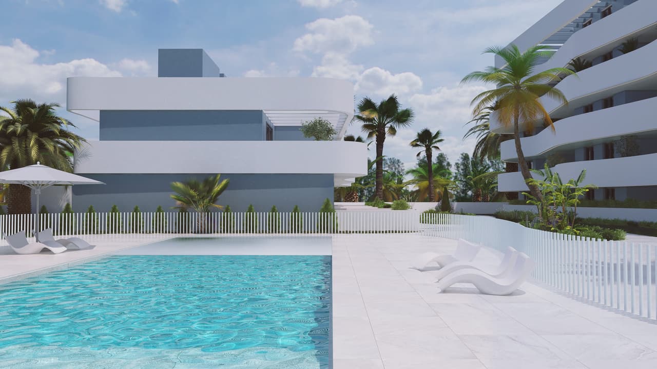 Zdjęcie nieruchomości w Guardamar del Segura, Costa Blanca Południe – Apartament z 2 sypialniami, tarasem i wspólnym basenem w Guardamar del Segura (1)