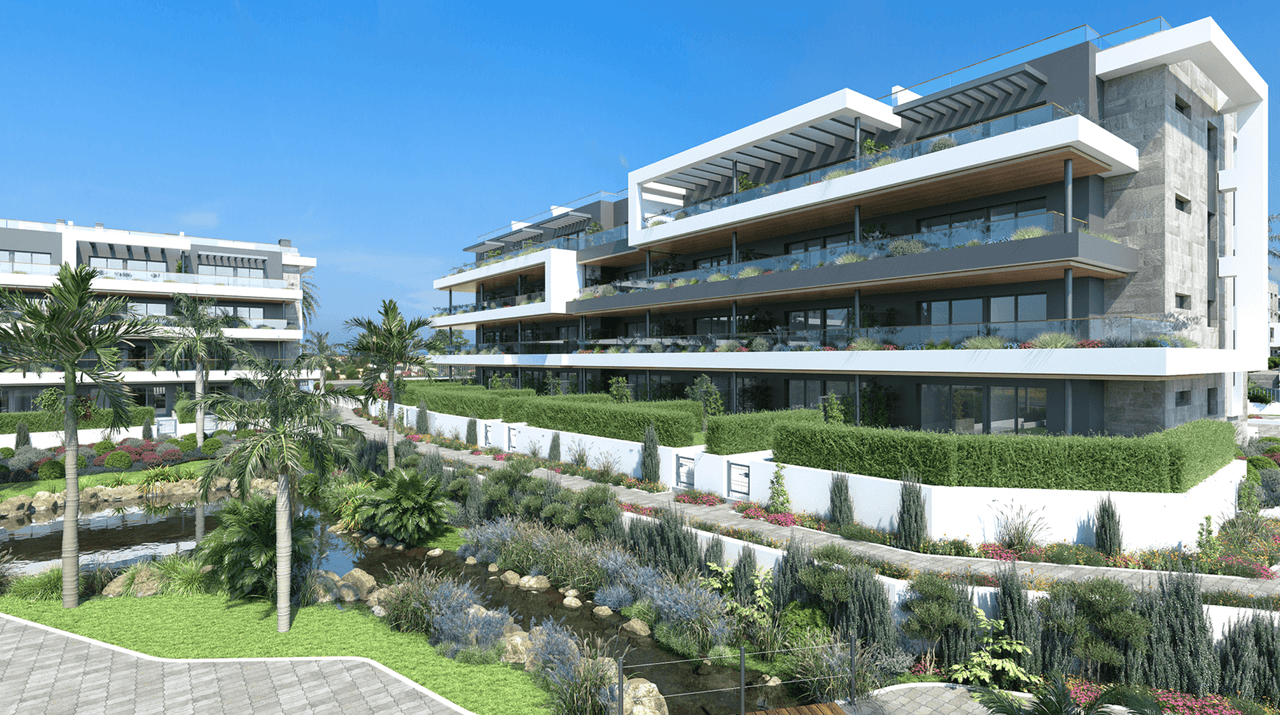 Zdjęcie nieruchomości w Torrevieja, Costa Blanca Południe – Penthouse z 2 sypialniami, solarium i wspólnym basenem w Torrevieja (1)