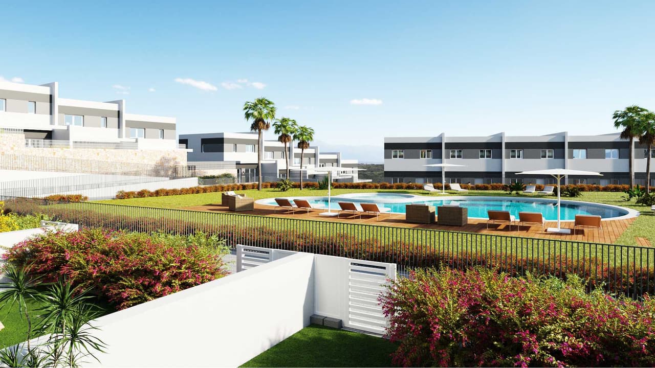 Zdjęcie nieruchomości w Finestrat, Costa Blanca Północ – Dom szeregowy z 3 sypialniami, tarasem i wspólnym basenem w Finestrat (1)