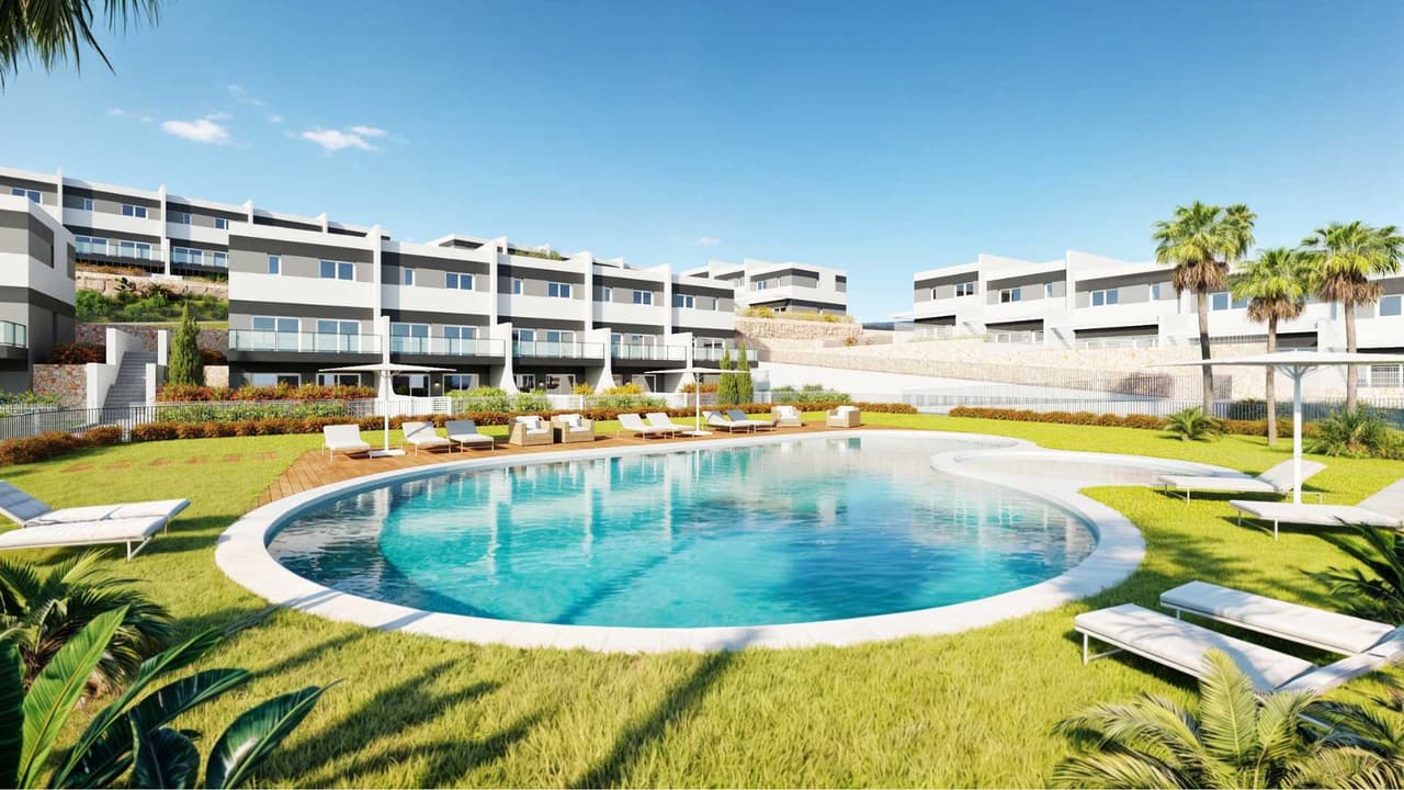 Zdjęcie nieruchomości w Finestrat, Costa Blanca Północ – Dom szeregowy z 3 sypialniami, tarasem i wspólnym basenem w Finestrat (1)