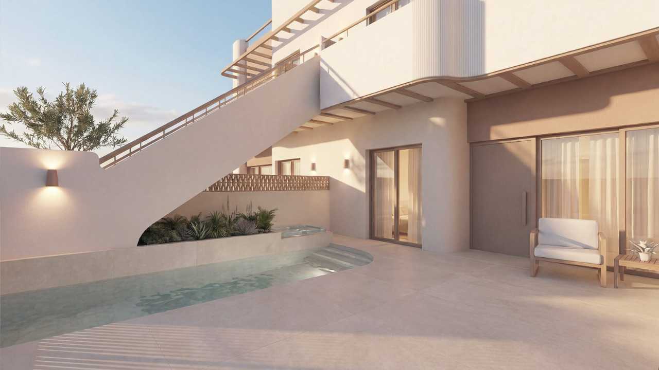 Zdjęcie nieruchomości w Pilar de la Horadada, Costa Blanca Południe – Apartament parterowy z 2 sypialniami, ogrodem i prywatnym basenem w Pilar de la Horadada (1)