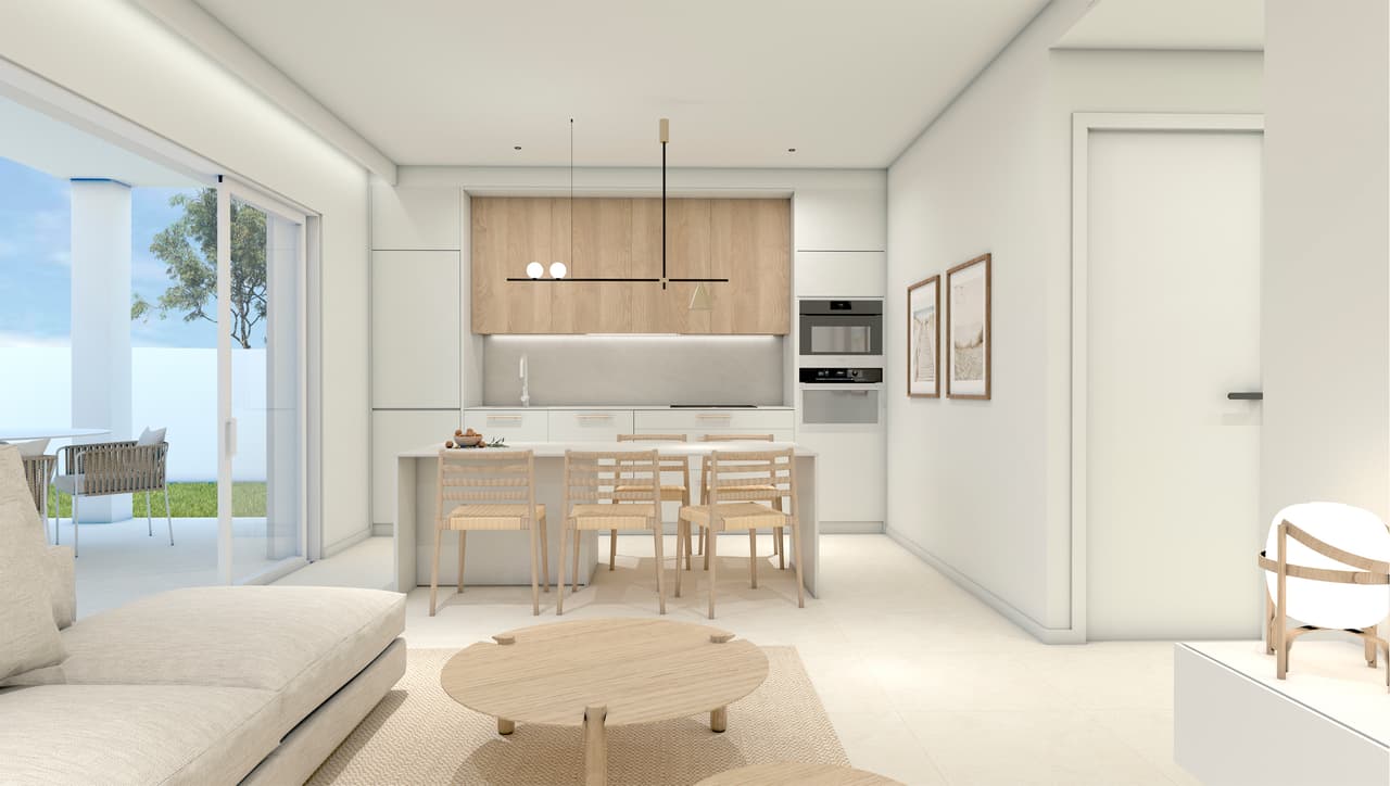 Zdjęcie nieruchomości w Torre de la Horadada, Costa Blanca Południe – Corner apartment with 3 bedrooms on the ground floor in Torre de la Horadada – 800 m from the sea (1)