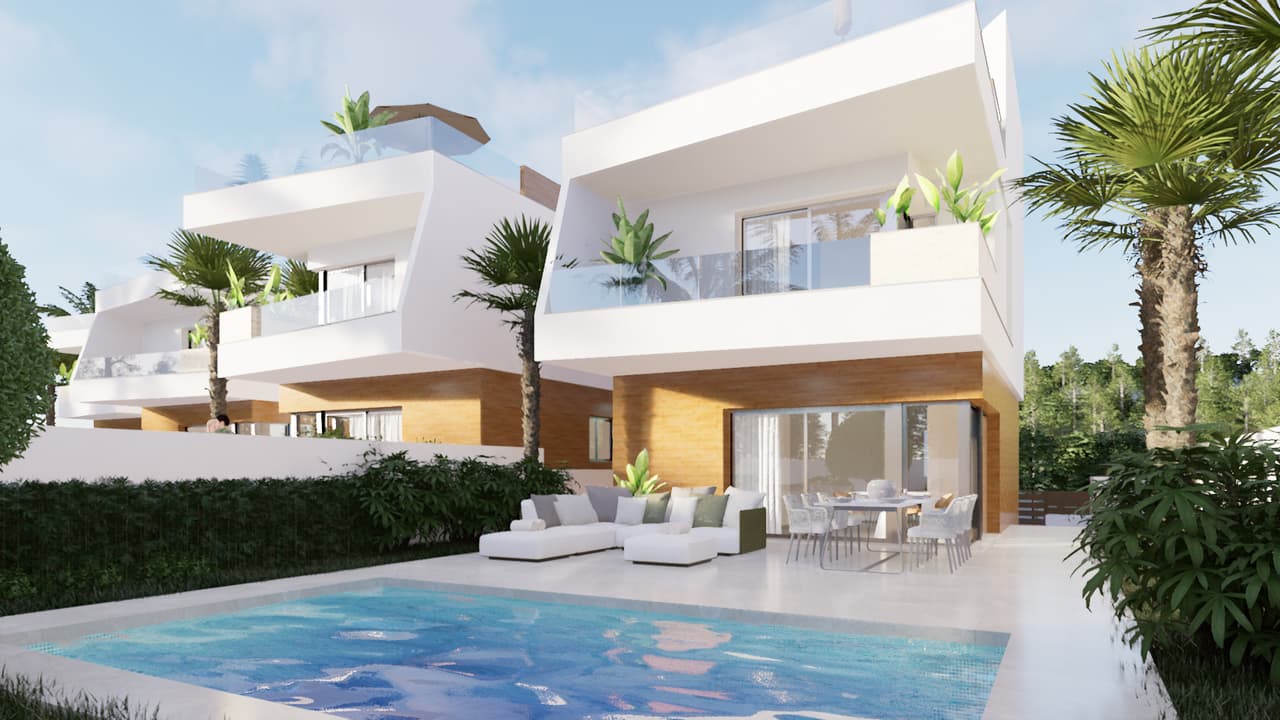Zdjęcie nieruchomości w Pilar de la Horadada, Costa Blanca Południe – Villa with 3 bedrooms, garden, and private pool by the Golf in Pilar de la Horadada (1)