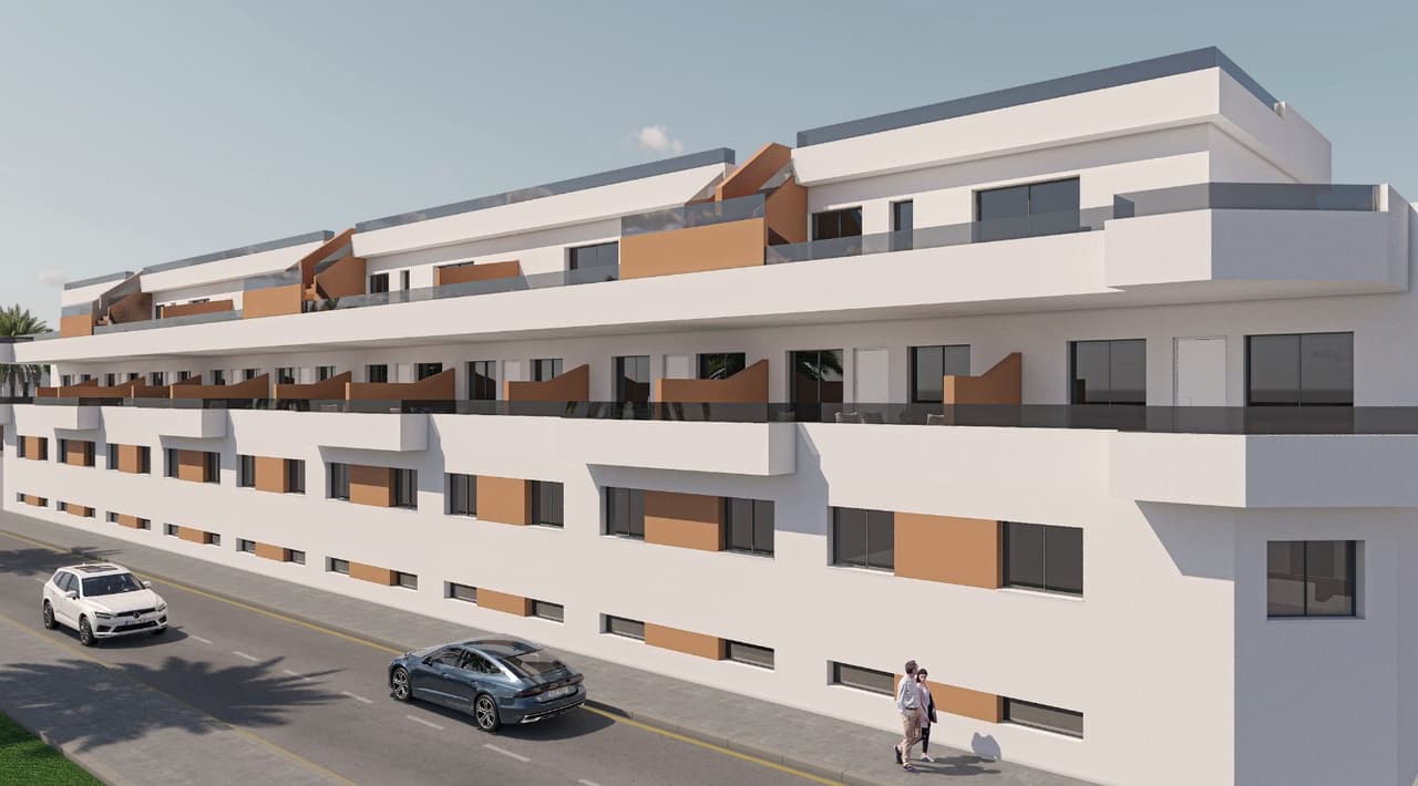 Zdjęcie nieruchomości w Pilar de la Horadada, Costa Blanca Południe – Apartament z 2 sypialniami, tarasem i wspólnym basenem w Pilar de la Horadada (1)