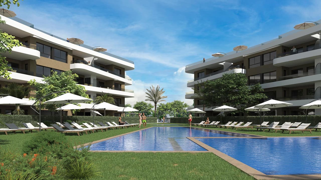 Zdjęcie nieruchomości w Punta Prima, Costa Blanca Południe – Apartament parterowy z 3 sypialniami, z ogrodem i wspólnym basenem w Punta Prima (1)