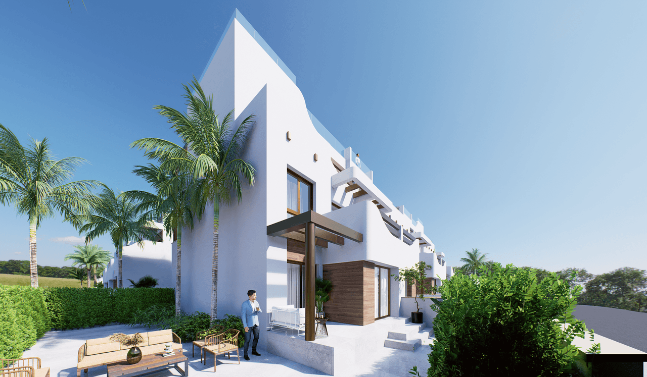 Zdjęcie nieruchomości w Torre de la Horadada, Costa Blanca Południe – Apartament z 2 sypialniami i dużym ogrodem w Torre de la Horadada (1)
