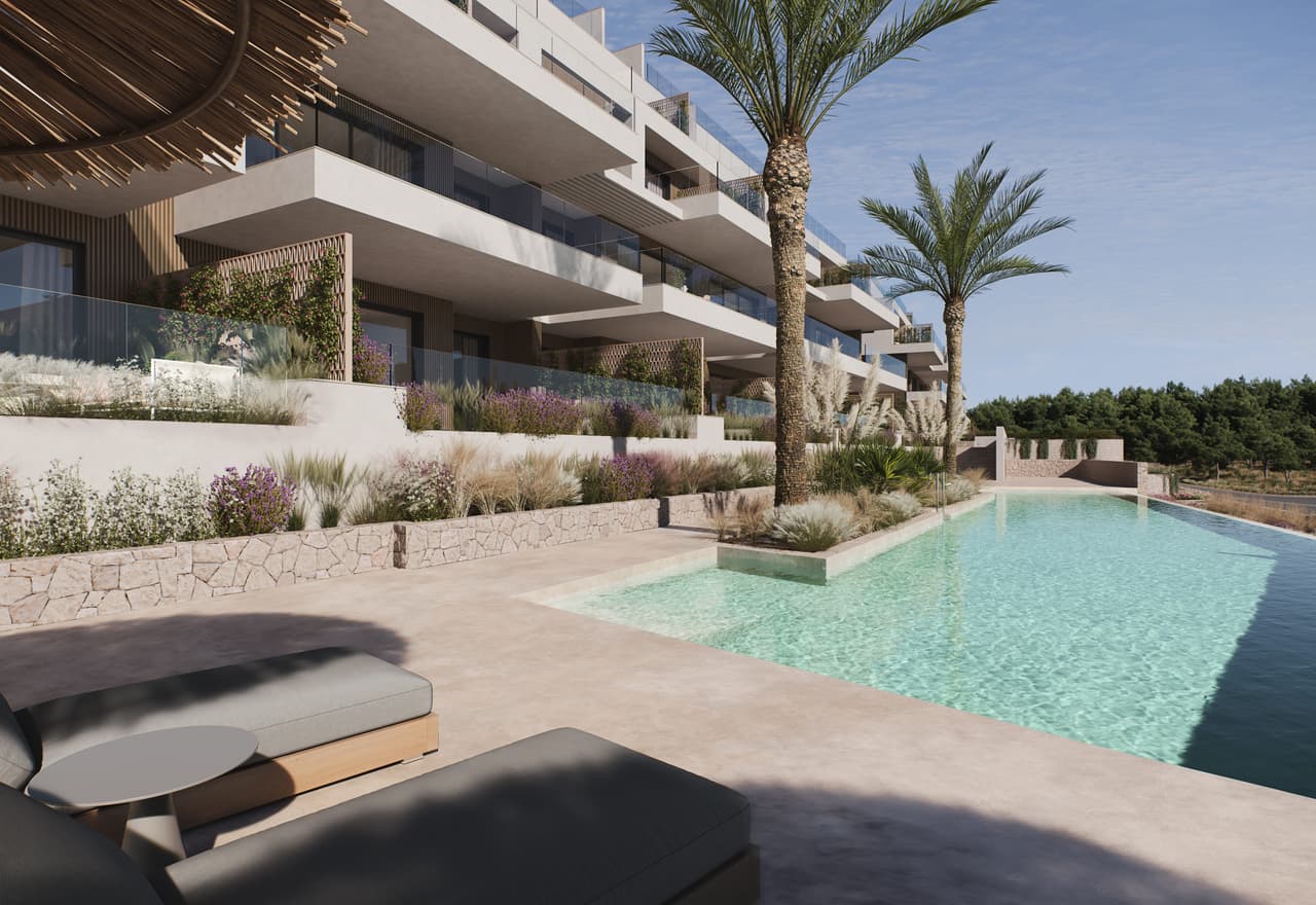 Zdjęcie nieruchomości w San Miguel de Salinas, Costa Blanca Południe – Apartament z 2 sypialniami, tarasem i wspólnym basenem w San Miguel de Salinas (1)