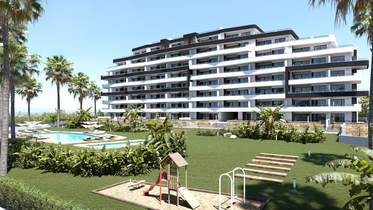 Zdjęcie nieruchomości w San Miguel de Salinas, Costa Blanca Południe – Apartament z 2 sypialniami, tarasem i wspólnym basenem w San Miguel de Salinas (1)