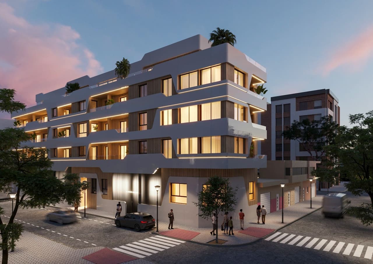 Zdjęcie nieruchomości w Santa Pola, Costa Blanca Południe – Apartament z 3 sypialniami, tarasem i wspólnym basenem w Santa Pola (1)