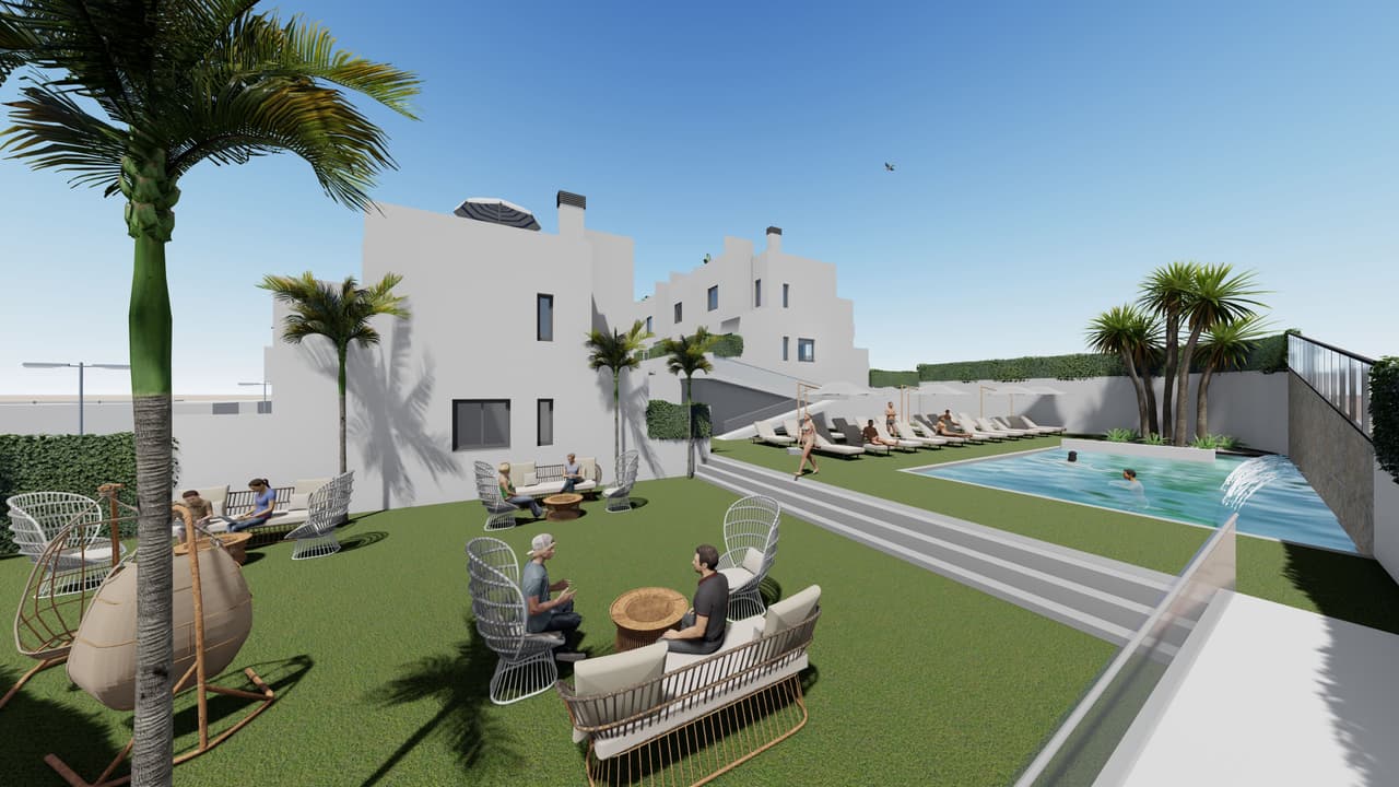 Zdjęcie nieruchomości w Barrio de San Carlos, Costa Blanca Południe – Dom z 3 sypialniami, solarium i ogrodem w Barrio de San Carlos (1)