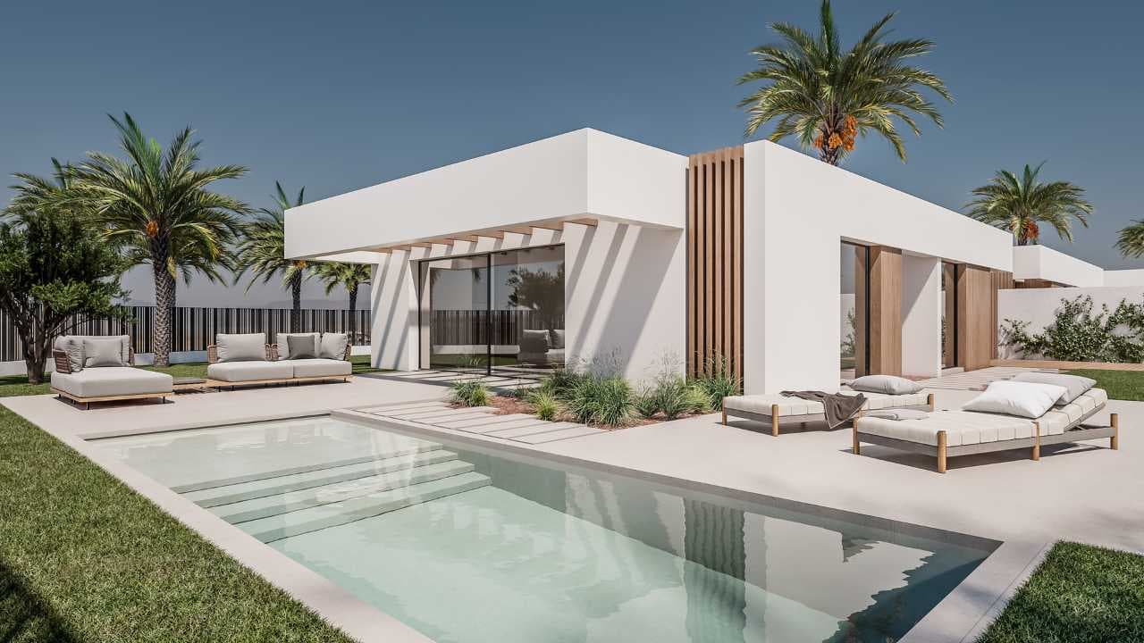 Zdjęcie nieruchomości w Cala d'Or, Costa Blanca Północ – Willa z 2 sypialniami, ogrodem i prywatnym basenem w Cala d'Or (1)