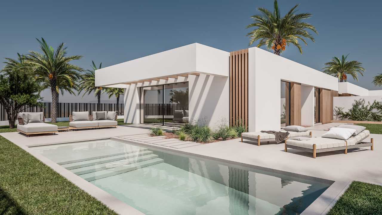 Zdjęcie nieruchomości w Cala d'Or, Costa Blanca Północ – Willa z 2 sypialniami, ogrodem i prywatnym basenem w Cala d'Or (1)