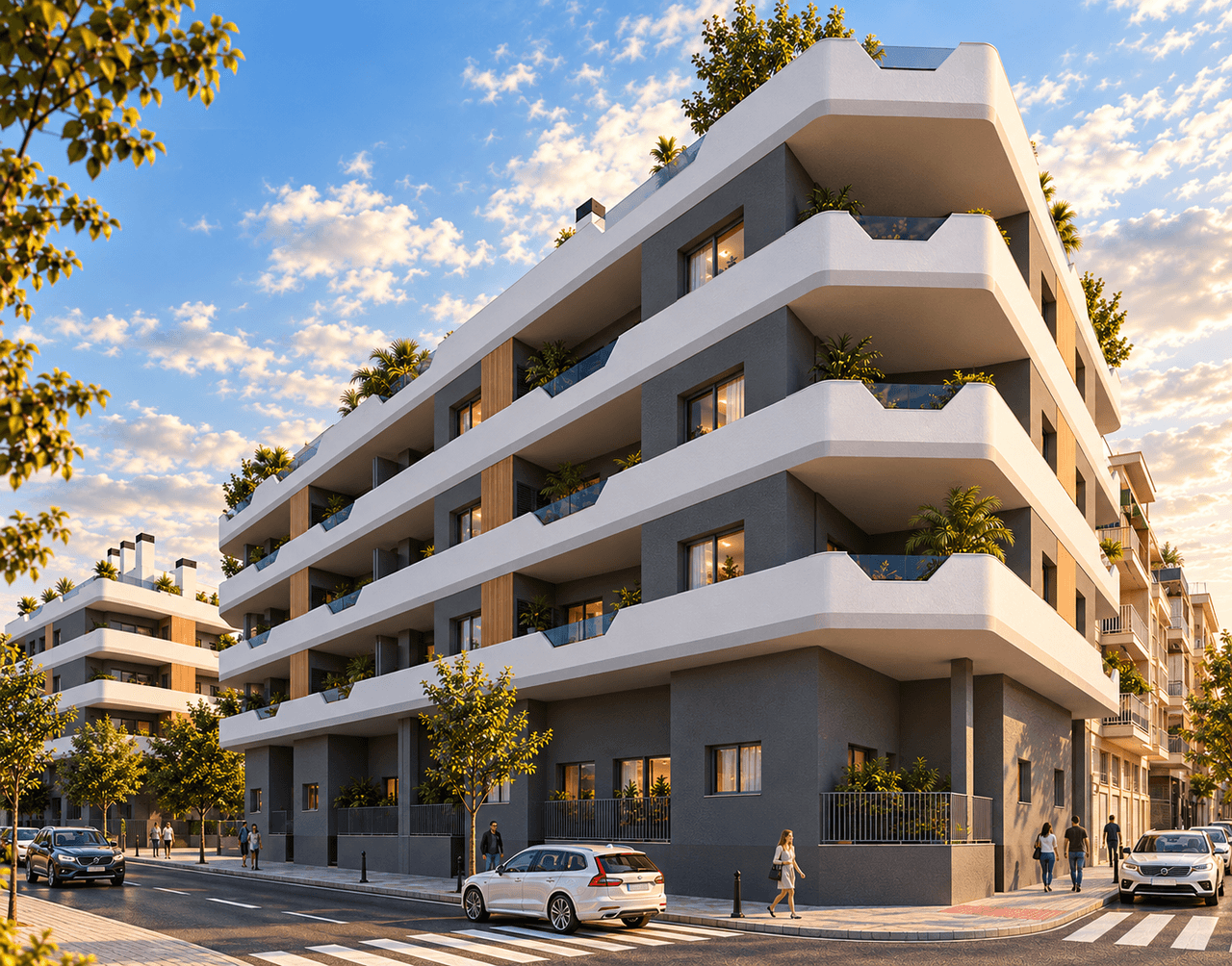 Zdjęcie nieruchomości w Santa Pola, Costa Blanca Południe – Penthouse z 1 sypialniami i solarium w Santa Pola (1)
